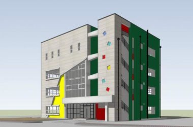 Sketchup体育馆模型|运动场馆建筑,旧楼立面改造,现代风格-BIM建筑网