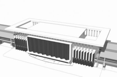Sketchup车站路桥|高铁站,现代风格-BIM建筑网