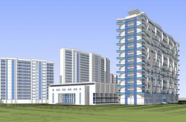 Sketchup办公模型|高层办公楼,法院,住宅,现代风格-BIM建筑网