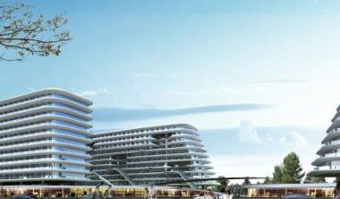 Sketchup酒店模型|高层商业酒店,现代风格-BIM建筑网