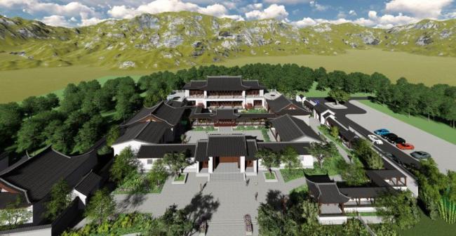 Sketchup古建筑模型|古建院落,中式风格 Sketchup古建筑模型|古建院落,中式风格