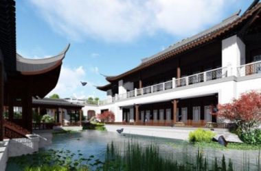 Sketchup古建筑模型|古建院落,中式风格-BIM建筑网