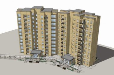 Sketchup住宅模型|中高层住宅,新古典风格,斯特恩风格,居住建筑-BIM建筑网