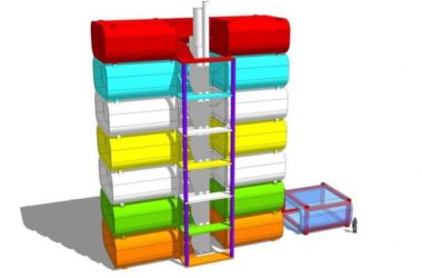 Sketchup素材模型|集装箱建筑-BIM建筑网