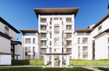 Sketchup住宅模型|多层住宅,新中式风格,居住建筑-BIM建筑网