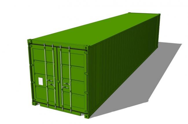 Sketchup素材模型|集装箱建筑 Sketchup素材模型|集装箱建筑