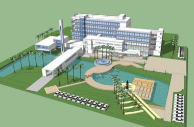 Sketchup酒店模型|多层酒店,现代风格-BIM建筑网