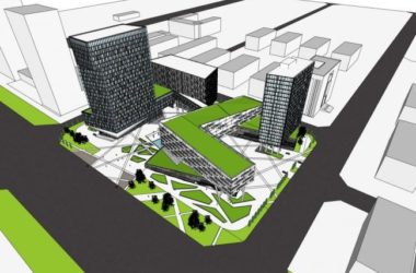 Sketchup综合体模型|多层高层混合，商业综合体，现代风格，商业裙房，酒店办公-BIM建筑网