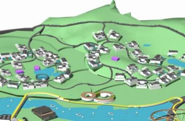 Sketchup住宅模型|民居,度假村,村落,中式风格-BIM建筑网