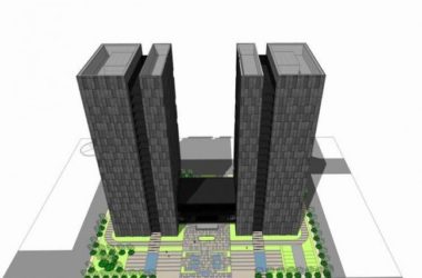 Sketchup酒店模型|高层办公楼,写字楼,现代风格,SOHO式酒店-BIM建筑网