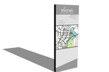 Sketchup素材模型|指示牌,标示牌,导示牌,导视牌,标识牌,标志牌,指路牌,素材组件,现代-BIM建筑网