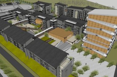 Sketchup学校模型|多层学校,教育建筑,校园,教学楼,现代风格-BIM建筑网