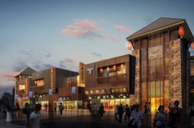 Sketchup商业模型|多层商业楼，商业建筑，中式风格-BIM建筑网