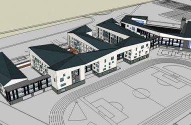 Sketchup学校模型|多层学校,教学楼,教育建筑,新中式风格-BIM建筑网