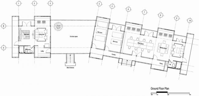 BIM建筑|阔别喧哗,隐于茂林山谷的寄宿行政办公室 BIM建筑|阔别喧哗,隐于茂林山谷的寄宿行政办公室