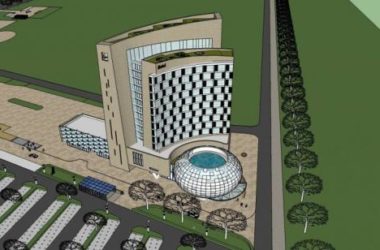 Sketchup酒店模型|高层酒店办公,现代风格-BIM建筑网