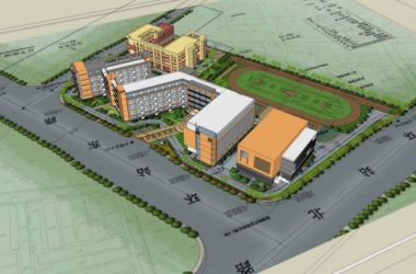 Sketchup学校模型|多层学校,小学,幼儿园,教学楼,教育建筑,现代风格-BIM建筑网