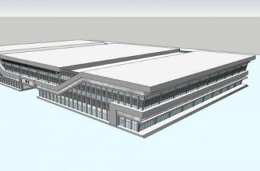 Sketchu工业厂房|多层厂房,工业建筑,现代风格-BIM建筑网