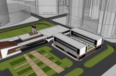 Sketchup学校模型|多层小学,学校教学楼,现代风格,教育建筑-BIM建筑网
