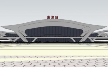 Sketchup车站路桥|多层高铁站,交通建筑,市政设施,现代风格-BIM建筑网