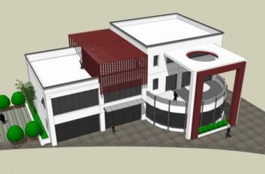 Sketchup住宅模型|多层住宅,农村自建房,别墅,现代风格,居住建筑-BIM建筑网