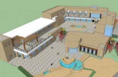 Sketchup酒店模型|原生态假村,多层会所,酒店,客栈-BIM建筑网