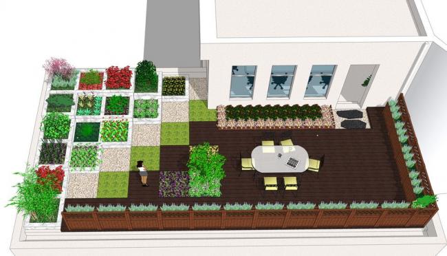 Sketchup景观模型|庭院景观,现代风格 Sketchup景观模型|庭院景观,现代风格