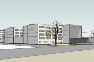 Sketchup学校模型|多层学校,教学楼,现代风格,教育建筑-BIM建筑网