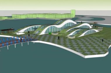 Sketchup车站路桥|候船码头,桥,交通建筑,单层,现代风格,景观-BIM建筑网