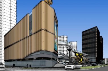 Sketchup综合体模型|多层商业综合体,现代风格-BIM建筑网