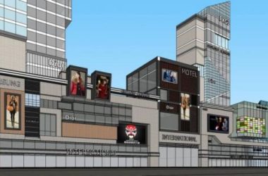 Sketchup综合体模型|高层商业综合体,现代风格,商业裙房,酒店办公-BIM建筑网