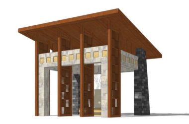 Sketchup小品模型|凉亭,新中式风格,小品,景观亭子,廊架,新东方-BIM建筑网