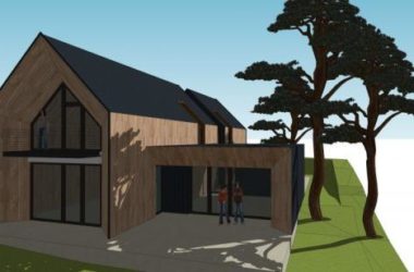 Sketchup住宅模型|小住宅,现代风格,居住建筑,别墅,花园洋房-BIM建筑网