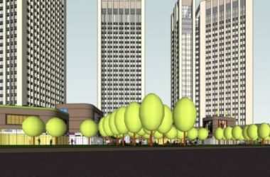 Sketchup综合体模型|高层商业综合体,现代风格,酒店办公,商业裙房-BIM建筑网