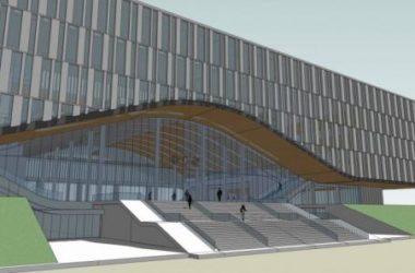Sketchup文化模型|多层图书馆,现代风格,文化建筑-BIM建筑网