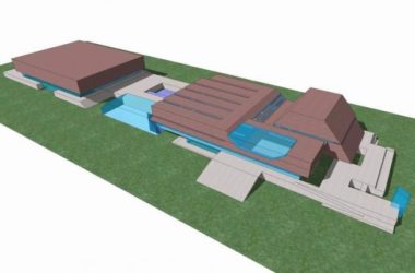 Sketchup文化模型|许昌文化中心,多层博物馆,展览馆,现代风格-BIM建筑网