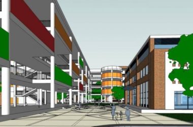 Sketchup学校模型|多层学校,教学楼,教育建筑,现代风格-BIM建筑网