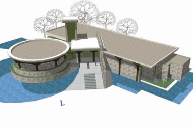 Sketchup文化模型|地质公园博物馆,小型展览馆,多层文化建筑,现代风格-BIM建筑网