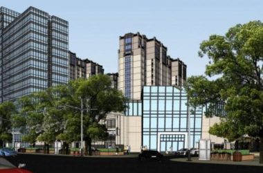 Sketchup综合体模型|商业综合体,新古典风格,酒店办公,多层商业裙房,高层住宅楼-BIM建筑网