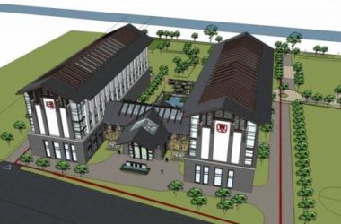Sketchup酒店模型|多层酒店,中式风格-BIM建筑网