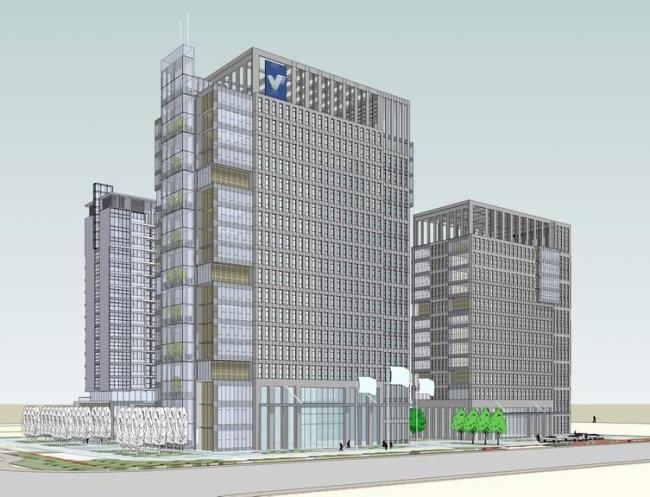 Sketchup办公模型|高层办公楼,现代风格 Sketchup办公模型|高层办公楼,现代风格
