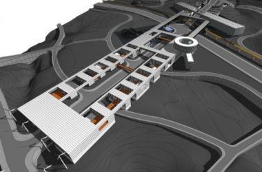 Sketchup车站路桥|山地铁路客运枢纽中心规划,多层客运站,交通建筑,现代风格-BIM建筑网