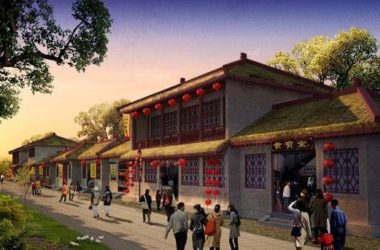 Sketchup商业模型|多层商业街，中式风格-BIM建筑网