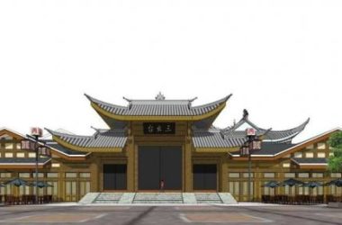 Sketchup文化模型|三幺台,民俗风情建筑,文化,中式风格-BIM建筑网