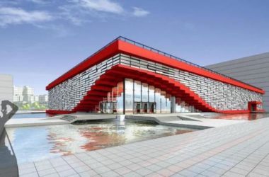 Sketchup体育馆模型|多层体育场馆,现代风格-BIM建筑网