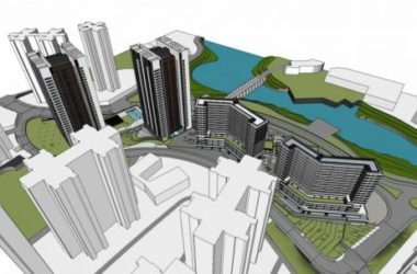 Sketchup综合体模型|商业综合体,高层办公酒店,住宅,现代风格,商业裙房-BIM建筑网