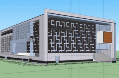 Sketchup文化模型|多层图书馆,文化建筑,现代风格-BIM建筑网