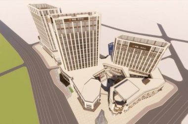 Sketchup综合体模型|多层高层混合,商业综合体,办公,现代风格-BIM建筑网