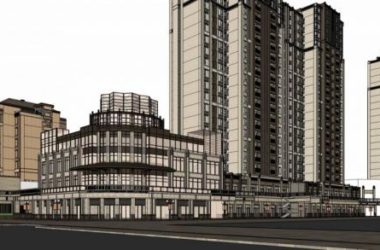 Sketchup综合体模型|沿街商业综合体,商业裙房,居住建筑,高层住宅,公寓,新古典风格-BIM建筑网