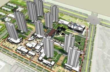 Sketchup综合体模型|商住综合体,底层商业,高层住宅,现代风格-BIM建筑网